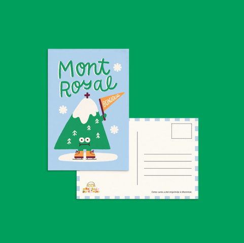 Carte postale 'Mont Royal'