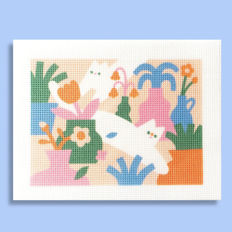 Kit DIY de canevas à broder 'Troublemakers'