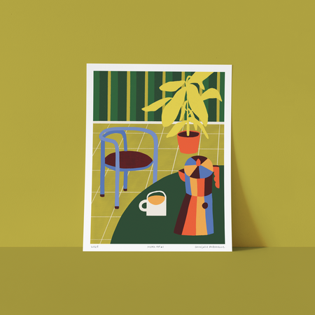 Affiche 'Moka Pot #1'