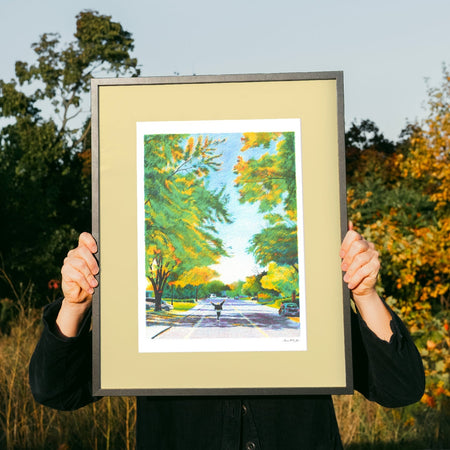 Risograph poster 'Mommy - Xavier Dolan, 2014'