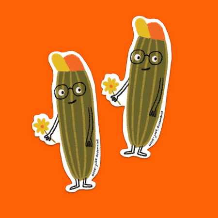 Mr Pickle Sticker