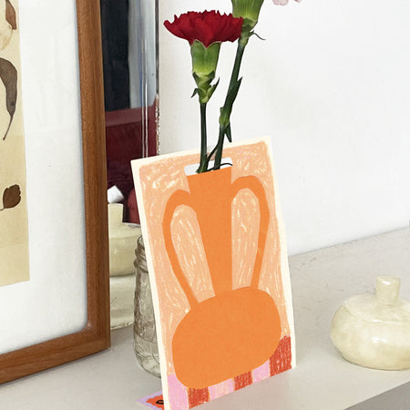 Vase postal Pot Orange