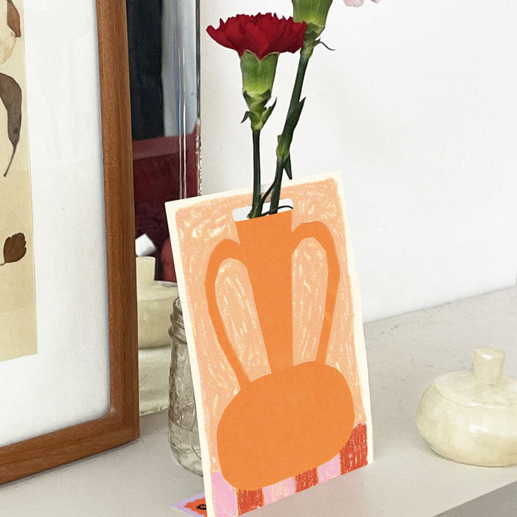 Vase postal Pot Orange