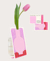 Vase postal Pot rose