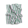 Lot de 2 serviettes de table en coton rayées lilas