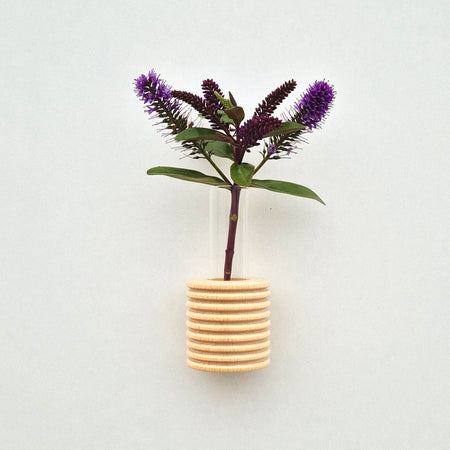 Small Ribble wooden wall vase