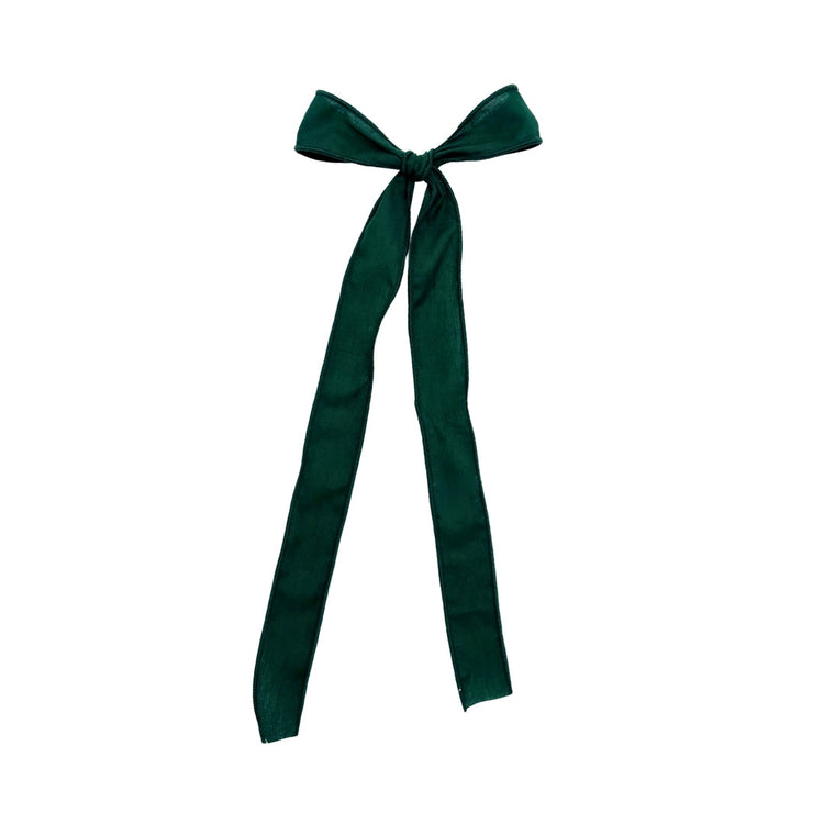 Boucle longue large en tissu rescapé [couleurs variées]