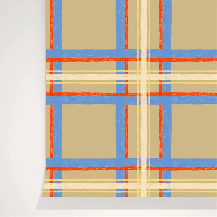 Clay fabric wallpaper