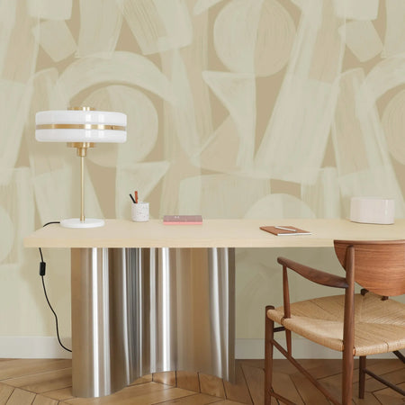 Papier peint Geste chêne