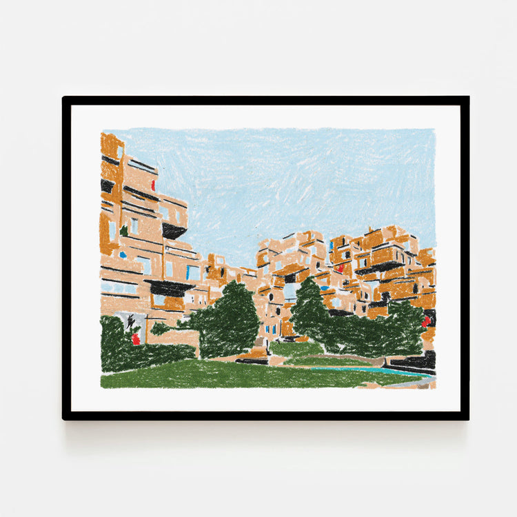 Poster 'Habitat 67 panorama'