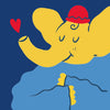 Elephant Sticker 