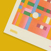 Affiche risographie 'Pinball'