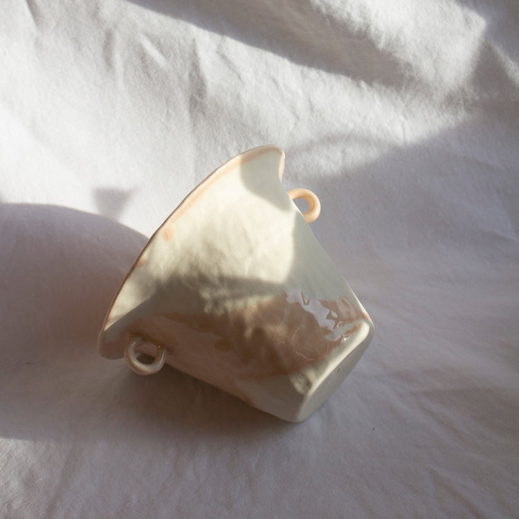 Porcelain bucket vase