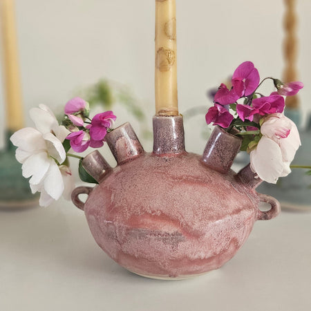 Grand vase Intention rose
