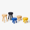 Small Pluma wooden stool 