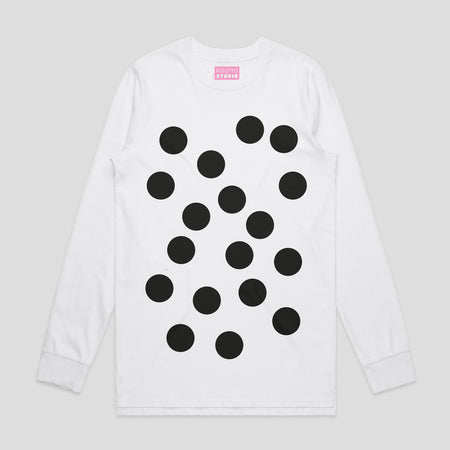 T-shirt unisexe manches longues Polka [tailles variées]