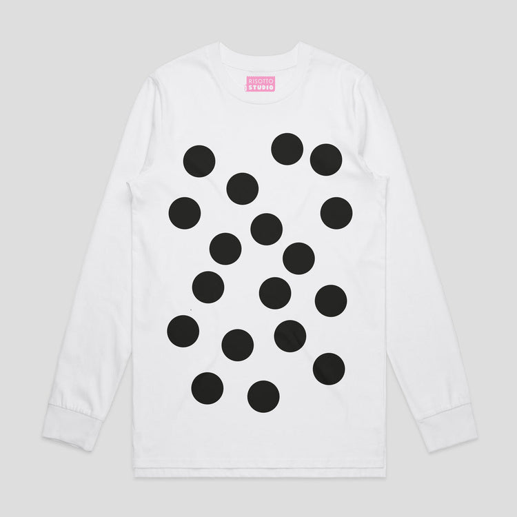 T-shirt unisexe manches longues Polka [tailles variées]