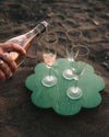 Green Fir Wood Lazy Susan Tray