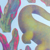 Affiche risographie 'Alligator'