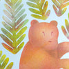 Affiche risographie 'Ours'