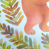 Affiche risographie 'Ours'