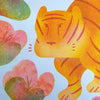 Affiche risographie 'Tigre'