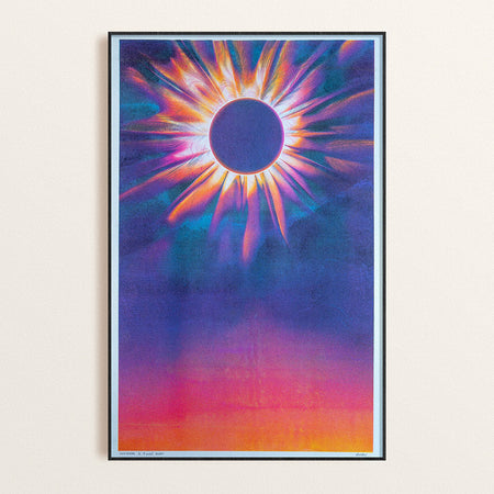 Affiche risographie 'Éclipse'