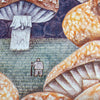 Affiche risographie 'Mushroom hunter'