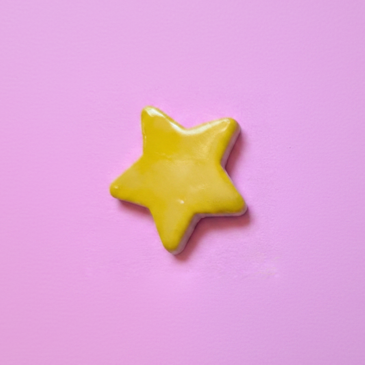 Épinglette en céramique Étoile