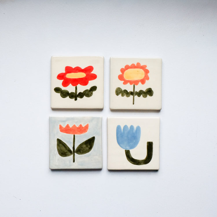 Ceramic Coaster / Tile [Various Designs]
