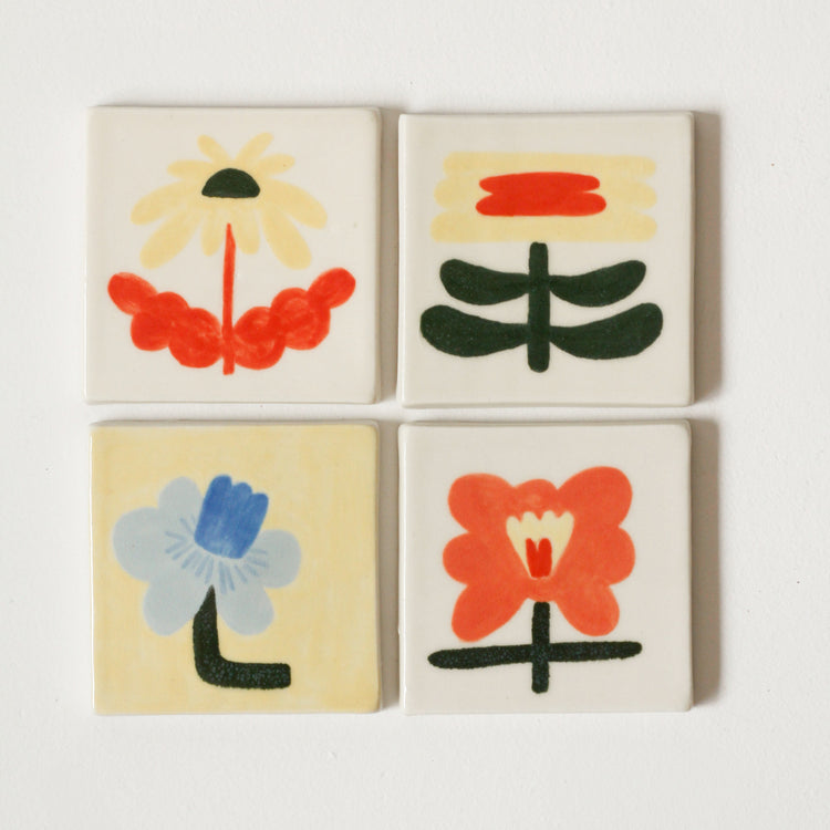 Ceramic Coaster / Tile [Various Designs]