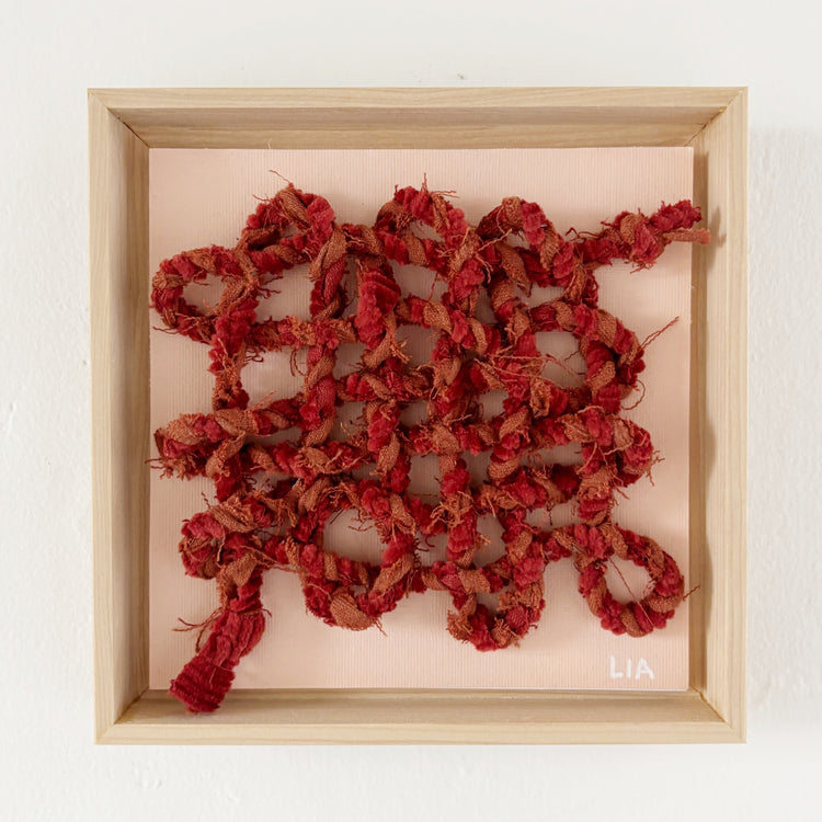 Textile artwork 'Squiggle 1'