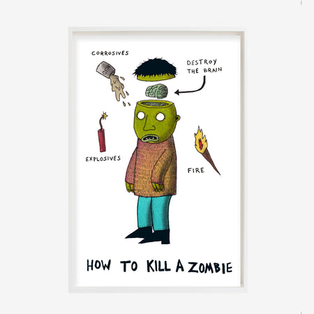 Affiche 'How to kill a Zombie'