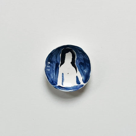 Assiette miniature porcelaine 'The Bather'