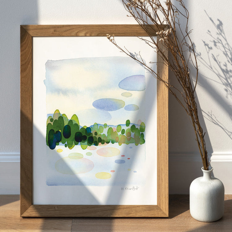 Original work 'An Afternoon on the Lake'