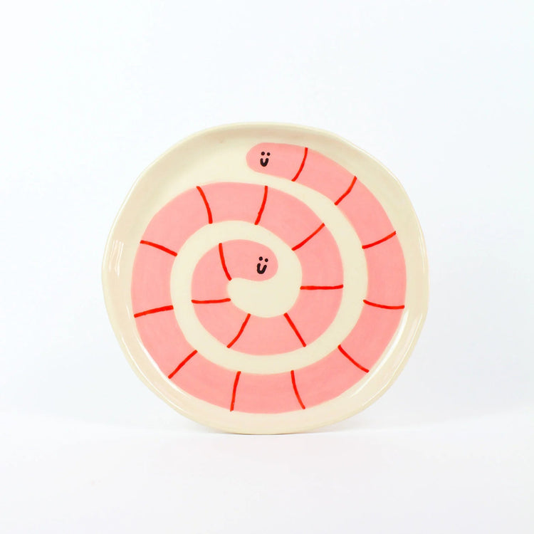 'Strawberry' ceramic plate