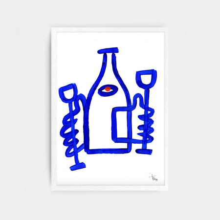 Oeuvre originale 'Vino Vivo N°2'