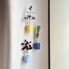 Small blue Ribble wall vase