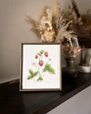 Original watercolor 'Wild Strawberry'
