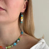 Boucles d'oreilles Yellow Splatter Candy