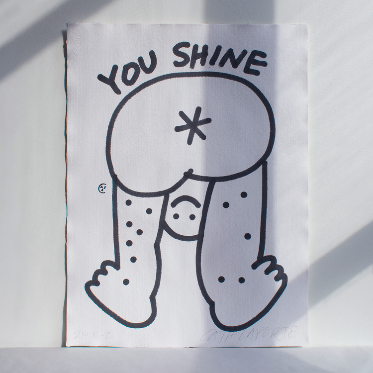 Buddy's artwork 'You Shine'