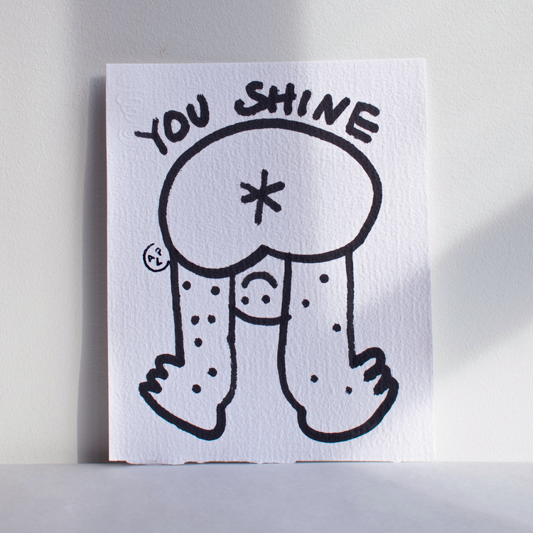 Small artwork Buddy 'You Shine'