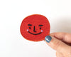 Ensemble de 3 patchs thermocollants Visages souriants