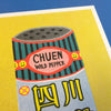 Risograph poster 'Chuen Pepper'
