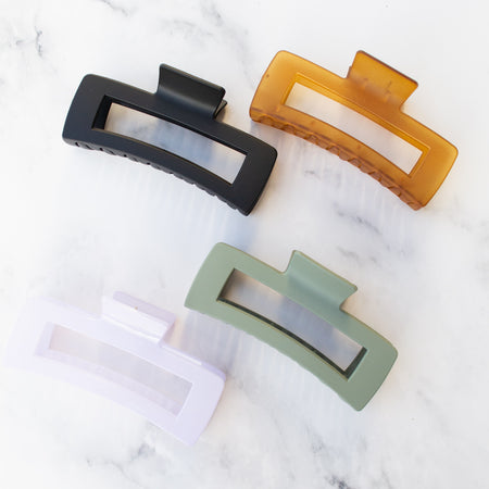 Rectangular Hair Clip [Various Colors] 