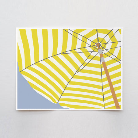 'Yellow Umbrella' Poster 
