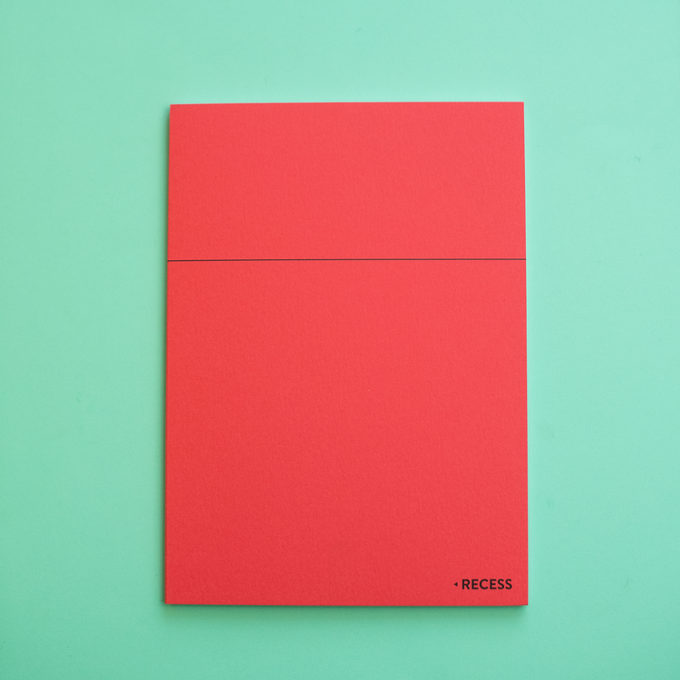 Carnet ligné corail