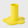 Bougeoir fleur jaune