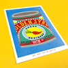 Affichette risographie 'Can of Golden Syrup'