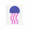 Small risograph card / poster Medusa